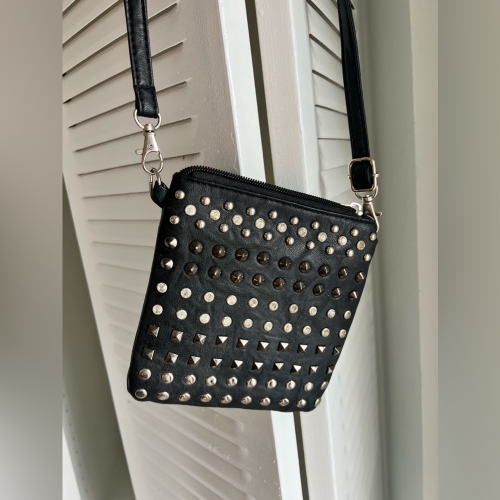 Silver Beaded Purse